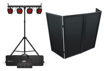 4BAR HEX ILS LED Lighting System w/Stand+Footswitch+Bag+Black Facade