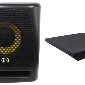 KRK 8S v2 8" 109w Powered Studio Subwoofer w/Class D Amp, MDF Enclosure+Bass Pad