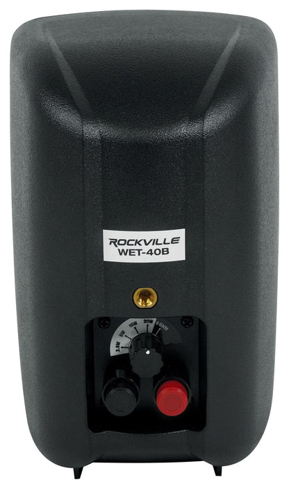 CSA 140Z Commercial 70V Amplifier + (2) Black 4" Wall Mount Swivel Speakers