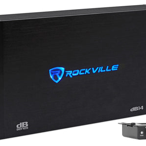 Rockville dB14 4000 Watt Peak/1000w RMS Mono 2 Ohm Car Audio Amplifier