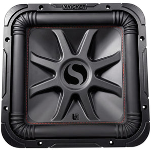 KICKER 45L7R122 12" 1200w L7R Subwoofer, Solo-Baric Sub+Hifonics Amplifier+Wires