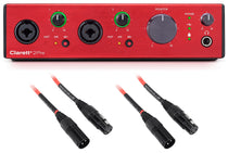 Clarett+ 2Pre USB-C Audio Recording Interface + (2) XLR Cables