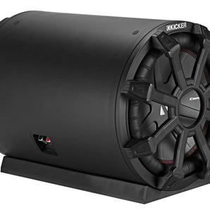 KICKER 46CWTB102 TB 10" 800w Marine Loaded Subwoofer Enclosure+Passive Radiator