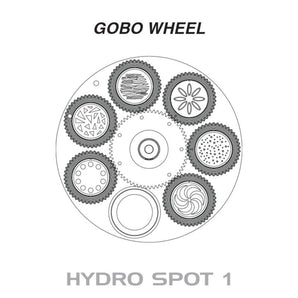 (4) American DJ Hydro Spot 1 Outdoor LED Wireless DMX Moving Head Spot Lights