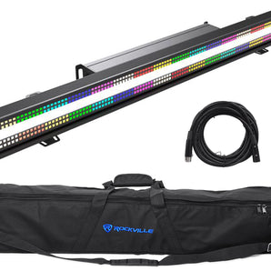 American DJ Jolt Bar FX2 RGB SMD LED DMX Strobe/Blinder/Wash Light Bar+Carry Bag
