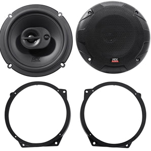 MTX 6.5" Front Factory Speaker Replacement w/ Adapters For 2002-2008 Mini Cooper