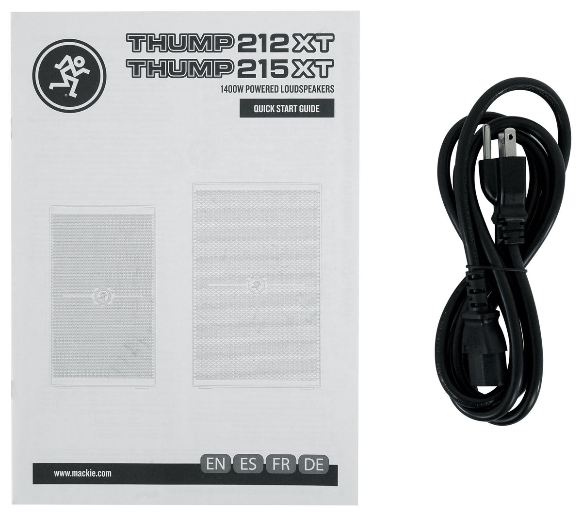 Thump212XT 1400W Powered PA Speaker with Microphone and Cable