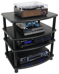 FLX Black 4-Shelf + FLX Black Add-On Shelf Bundle