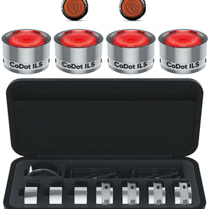 Chauvet DJ CoDot ILS 4-pack LED Illuminators Wash Up-Lights+Case+Home Speakers