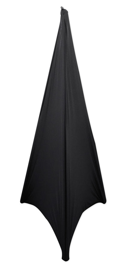 2) Rockville Tripod Black Pole-Mount Stands+Lighting Cross Bar+Scrim Cloth Cover