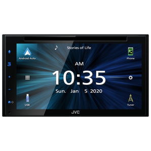 JVC KW-V66BT 6.8" Car CD/DVD Player Receiver w/Apple Carplay/Bluetooth/Android