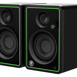 Rockville USB Computer Microphone Mic+Stand+(2) Mackie CR3-XBT Studio Monitors