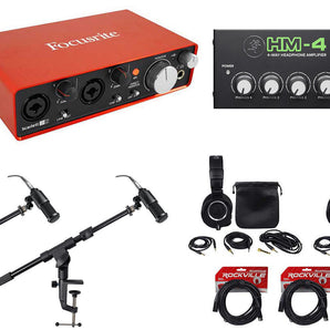 Audio Technica Podcasting Podcast Recording Microphones+Headphones+Booms