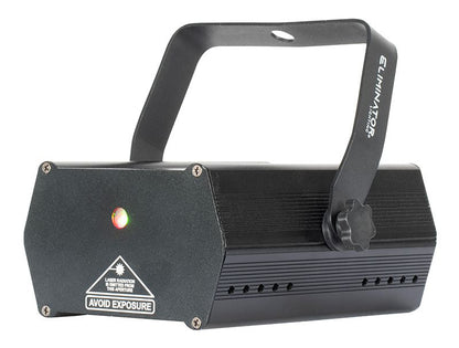 Eliminator Lighting ADJ Micro Galaxian Three Green/Red Laser Beam Light+Remote