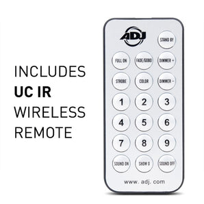 2) American DJ COB Cannon LP200 RGBAL LED DMX Pulse/Strobe/Wash Lights w/Remotes