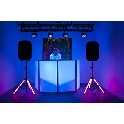 American DJ CSL100 Color Stand LED Tripod Speaker Stand w/Color LED's + Remote