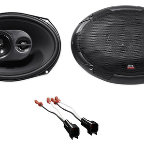MTX Rear Factory Speaker Replacement Kit For 2003-2011 Lincoln Town