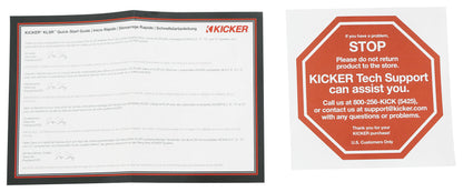 KICKER 47KLSR12 KLSR 12" Weather Proof LED Speaker/Subwoofer Ring Light KLSR12