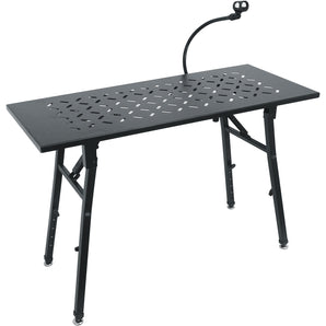 Rockville PKS38 Platform-Style Keyboard/DJ Stand+Tabletop+Gooseneck Mic Stand