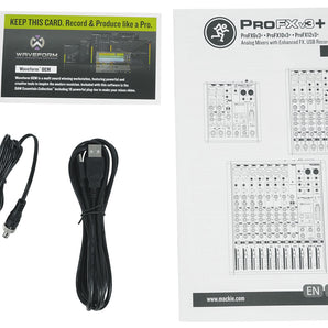 4-Person Podcast Podcasting Recording Kit w/Mackie ProFX10 v3+ Mixer+Desk Stands