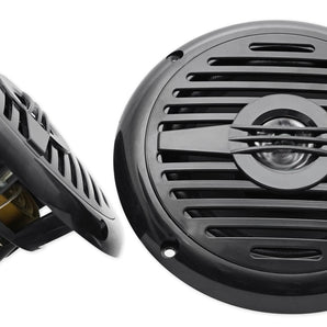 Pair Rockville MS525B 5.25" 400 Watt Waterproof Marine Boat Speakers 2-Way Black