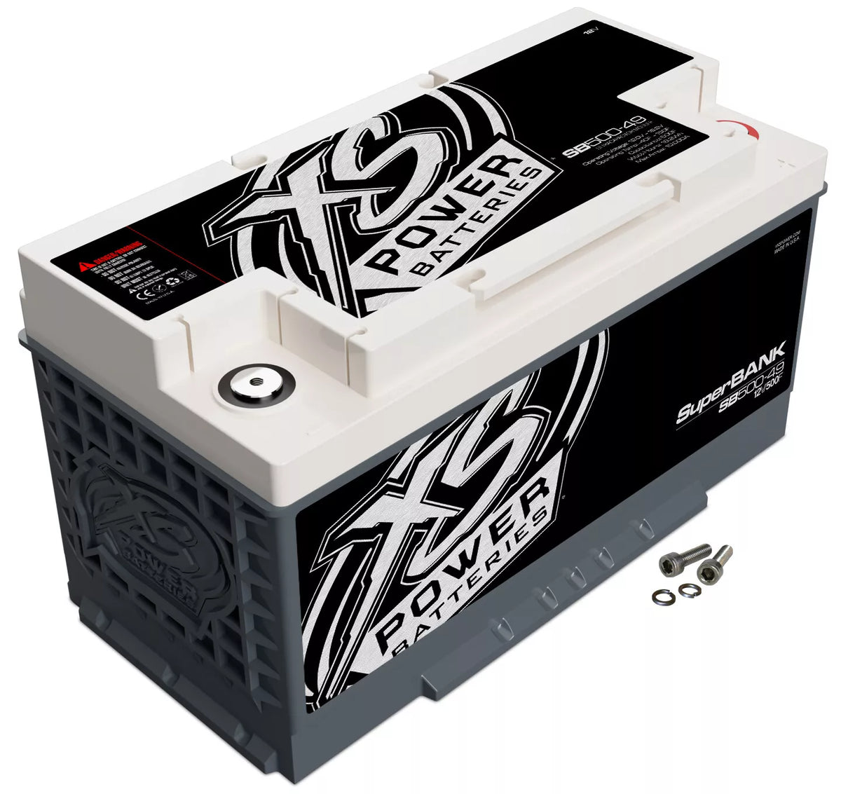 XS Power SB500-49 12V 4000 Watt 500 Farad Super Capacitor Bank