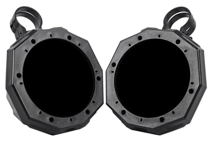 6.5" Roll Cage Speaker Pods With 1.75" Clamps (Pair)