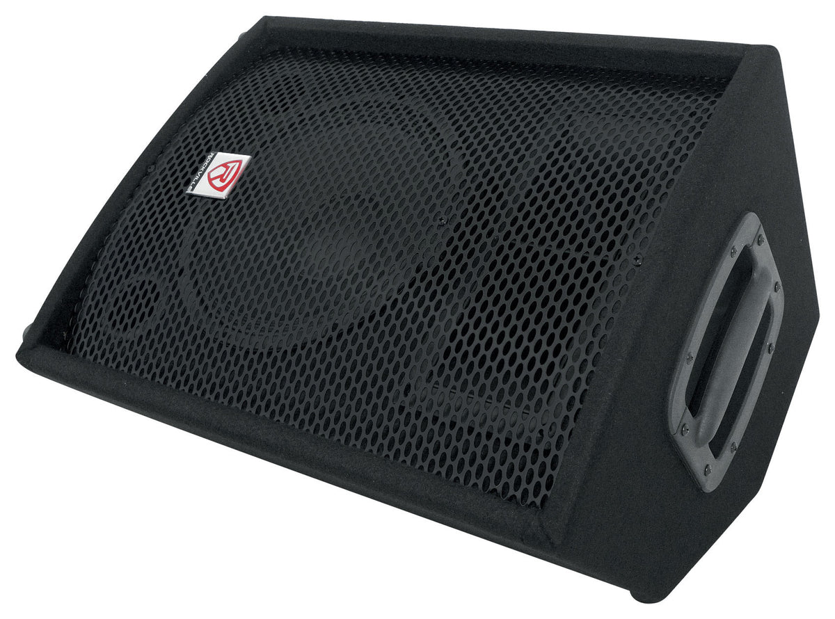 Pair Rockville 10" 800 Watt Passive Pro Audio PA Speakers+2 Stands+2 Metal Mics