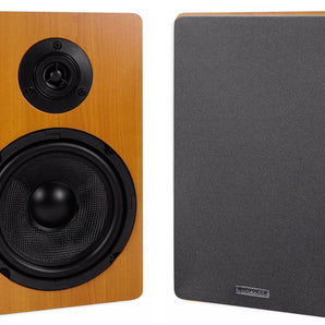 (2) Rockville RockShelf 68C 400w Wood 6.5 inch Home Theater Bookshelf Speakers/8 Ohm