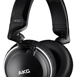 AKG K182 Professional Closed-Back Recording Studio Monitor Headphones/Swivel