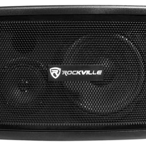 (2) Rockville KPS65 6.5" 2-Way 400 Watt Karaoke Speakers +Wall Brackets / MDF!