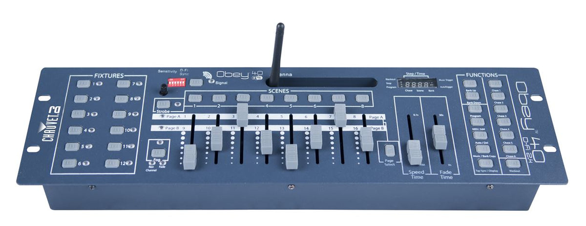 Obey 40 D-Fi 2.4 DMX Controller + DJ Backpack