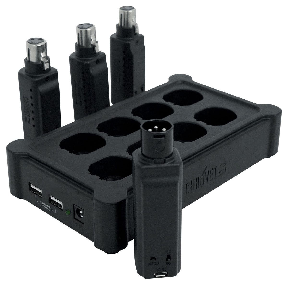 D-Fi XLR Pack w/(3) Receivers+Charger+DJ Gear Backpack
