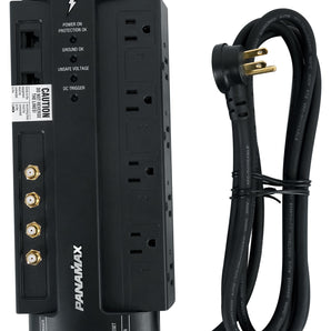 Panamax M8-AV-PRO Hi-Definition 8 Outlet Surge Protector w/ Coax/Sat Protection