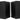 2) Rockville RockShelf 64B 400w Black 6.5 inch Home Theater Bookshelf Speakers/4 Ohm