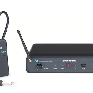 SAMSON Concert 88x 100-Ch. UHF Wireless Guitar System - K Band Bundle with Mackie Earbuds