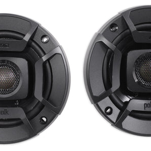 (2) Polk Audio DB402 4" 270 Watt Car Audio Marine/ATV/Motorcycle/Boat Speakers