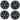 (4) JVC CS-MS620 6.5" 50 Watts RMS 2-Way Coaxial Marine Boat Speakers in Black
