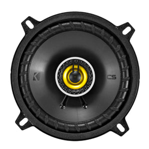 2) Kicker 5.25" Polished Metal Tower Speakers+Kicker Amp for Polaris RZR/ATV/UTV