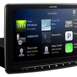 ALPINE iLX-F309 9" 1-Din Digital Media Bluetooth Receiver HDMI/CarPlay/HD Radio