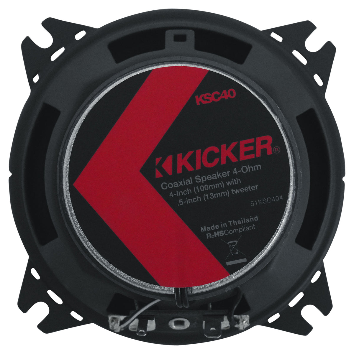 Pair Kicker 51KSC404 4" 75 Watt RMS Car Audio Speakers KSC404 KSC40
