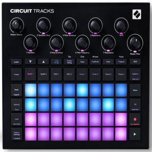 Novation Circuit Tracks MIDI USB Groovebox w/Synths/Drums/Sequencer+Backpack