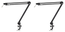 (2) Warm Audio 512-BBA 31" Adjustable Microphone Boom Arm Mic Stands