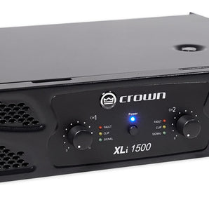 Crown Pro XLi1500 900w 2 Channel DJ/PA Power Amplifier Professional Amp XLI 1500