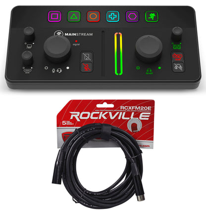 MainStream Bus Powered Live Streaming Interface w/HDMI/USB+XLR Cable