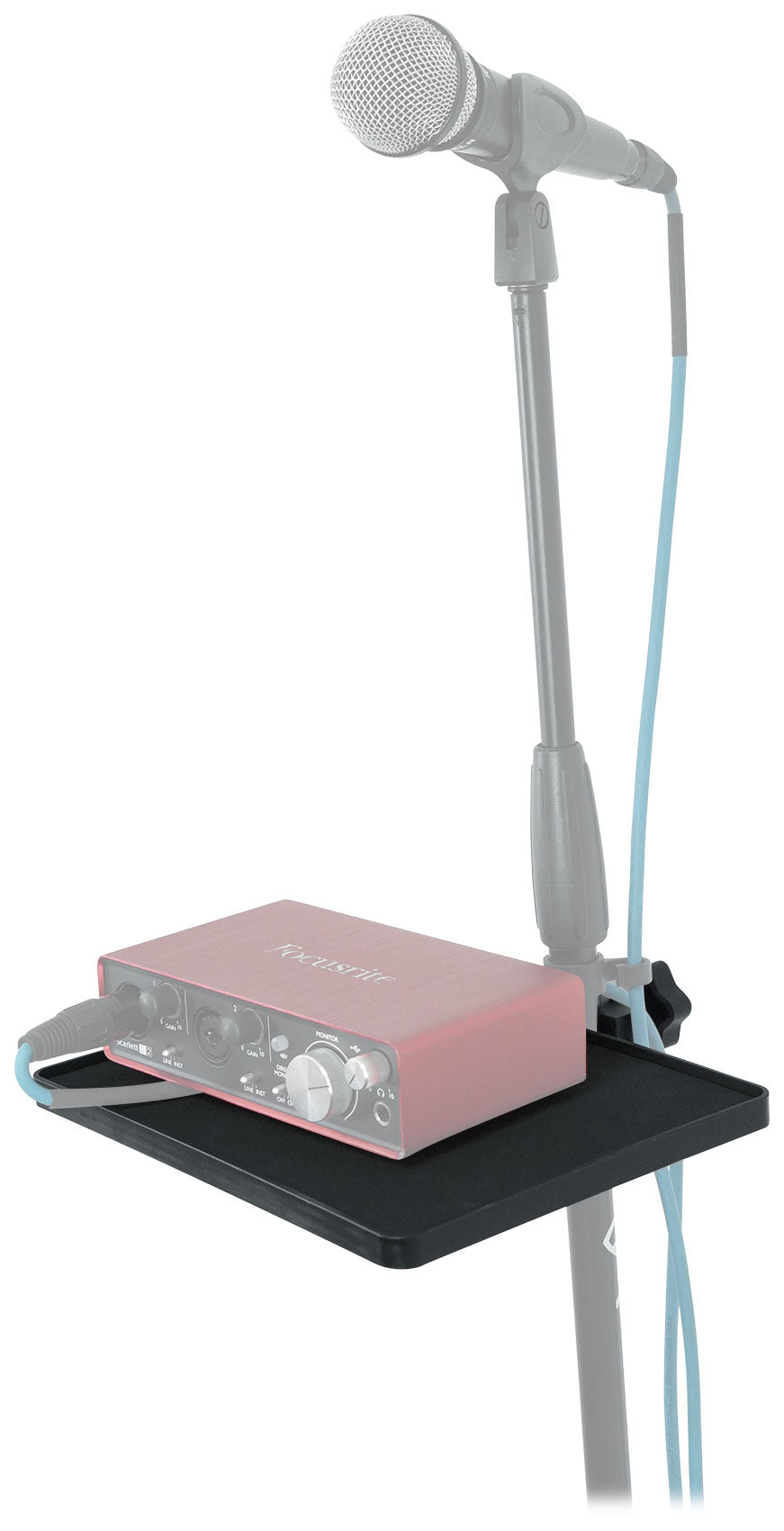 GIGSTAND DUAL + MTRAY Clamp-On Tray Bundle