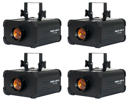 (4) Aqua LED 2.0 COB Multicolor Water Flow Effect Lights