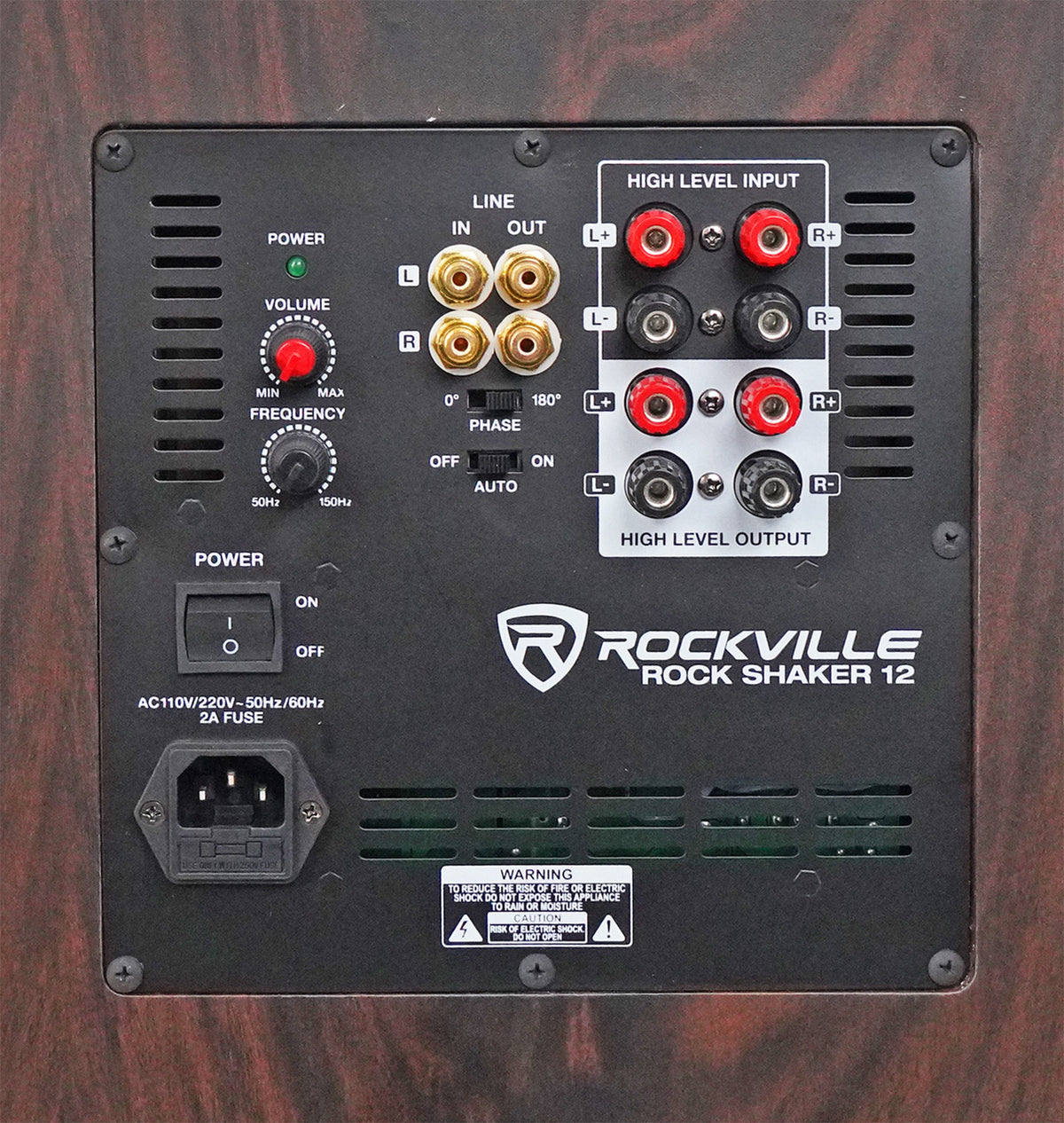 ROCK SHAKER 12 DARK WOOD