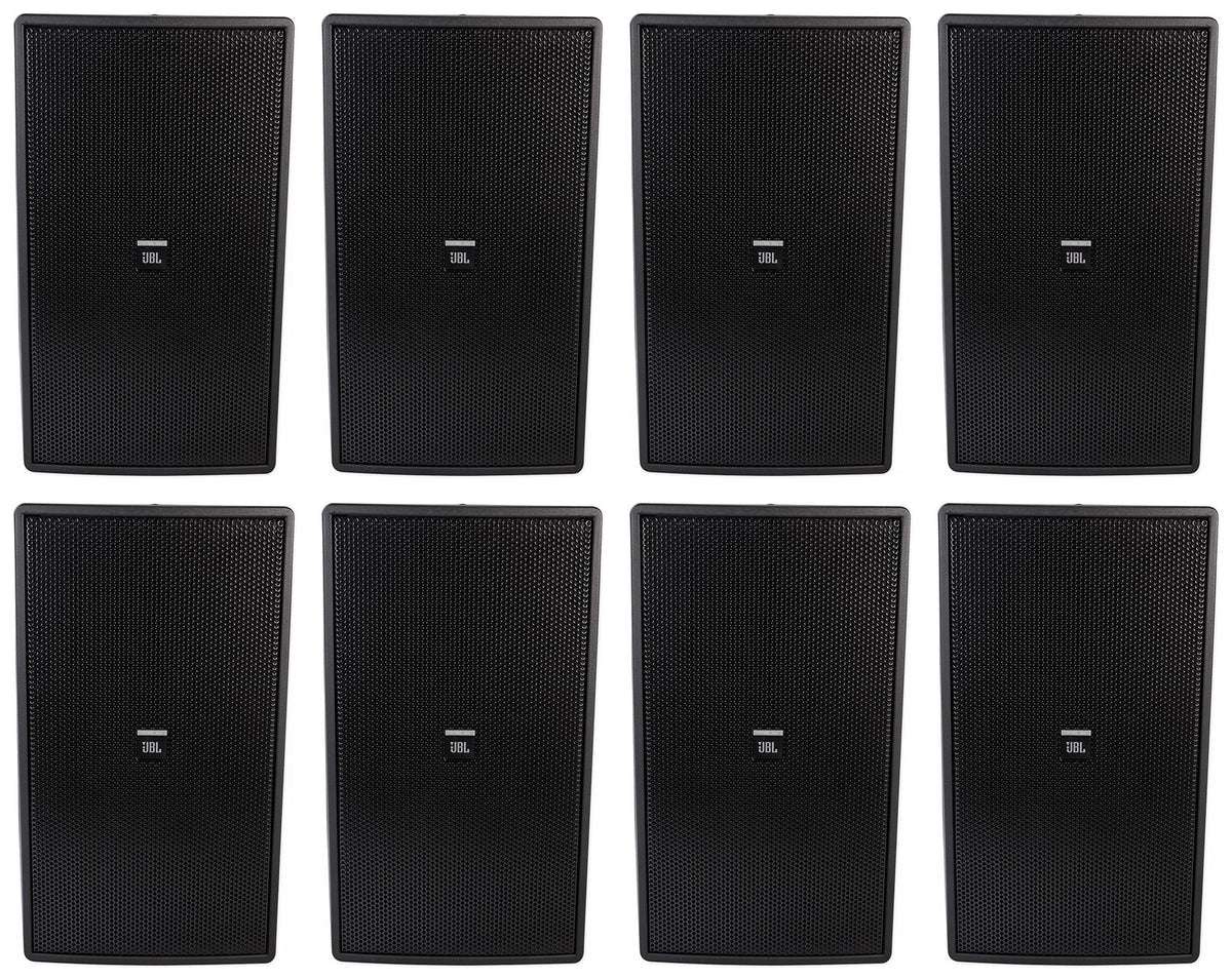 (8) Control 29AV 8" Indoor/Outdoor Commercial 70V Speakers