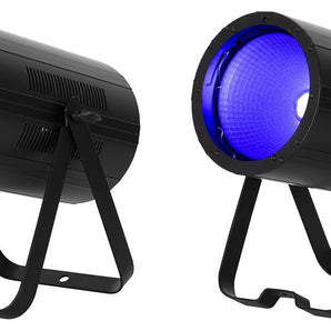 2) American DJ COB Cannon LP200 RGBAL LED DMX Pulse/Strobe/Wash Lights w/Remotes